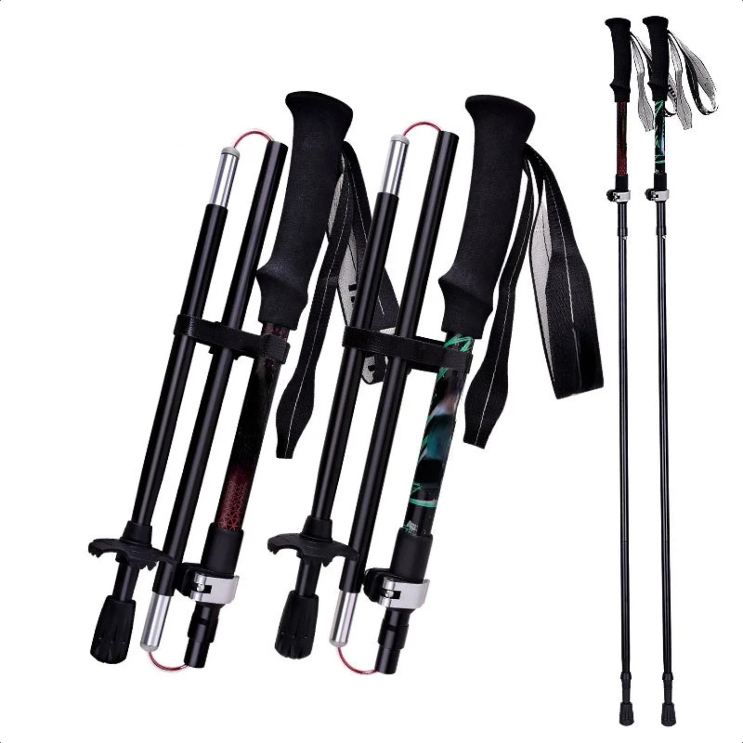 Portable, Lightweight and Convenient Collapsible Trekking Poles - Get Outside Today 25