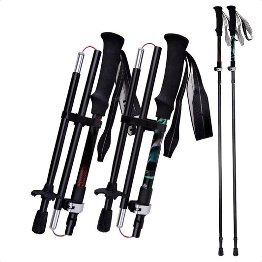 Portable, Lightweight and Convenient Collapsible Trekking Poles - Get Outside Today 25