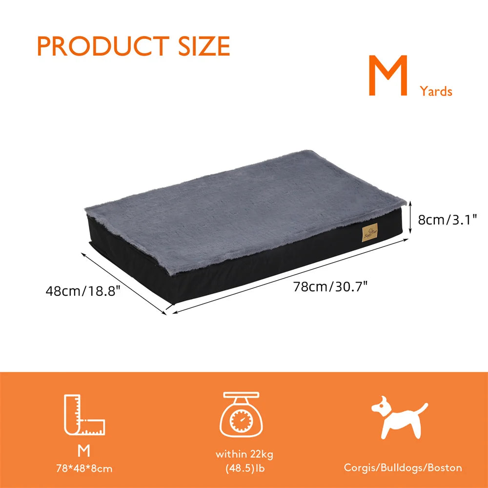 Large Orthopaedic Dog Bed Waterproof Cushion Pet Mattress 2 In 1 Pet Dog Crate Bed - Get Outside Today 25