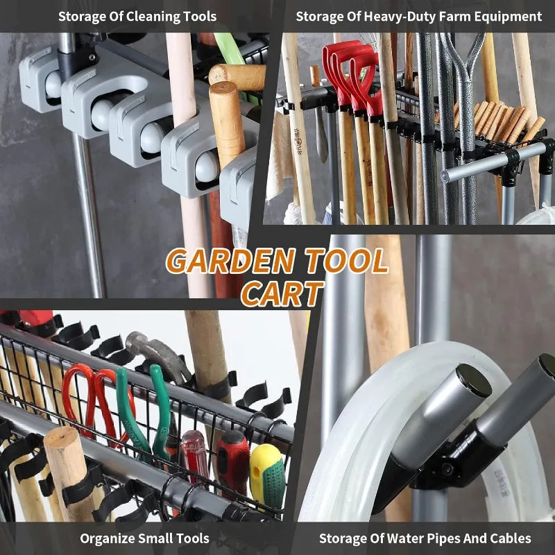Garden Tool Organizer Garage Storage Rack for Shovels - Get Outside Today 25