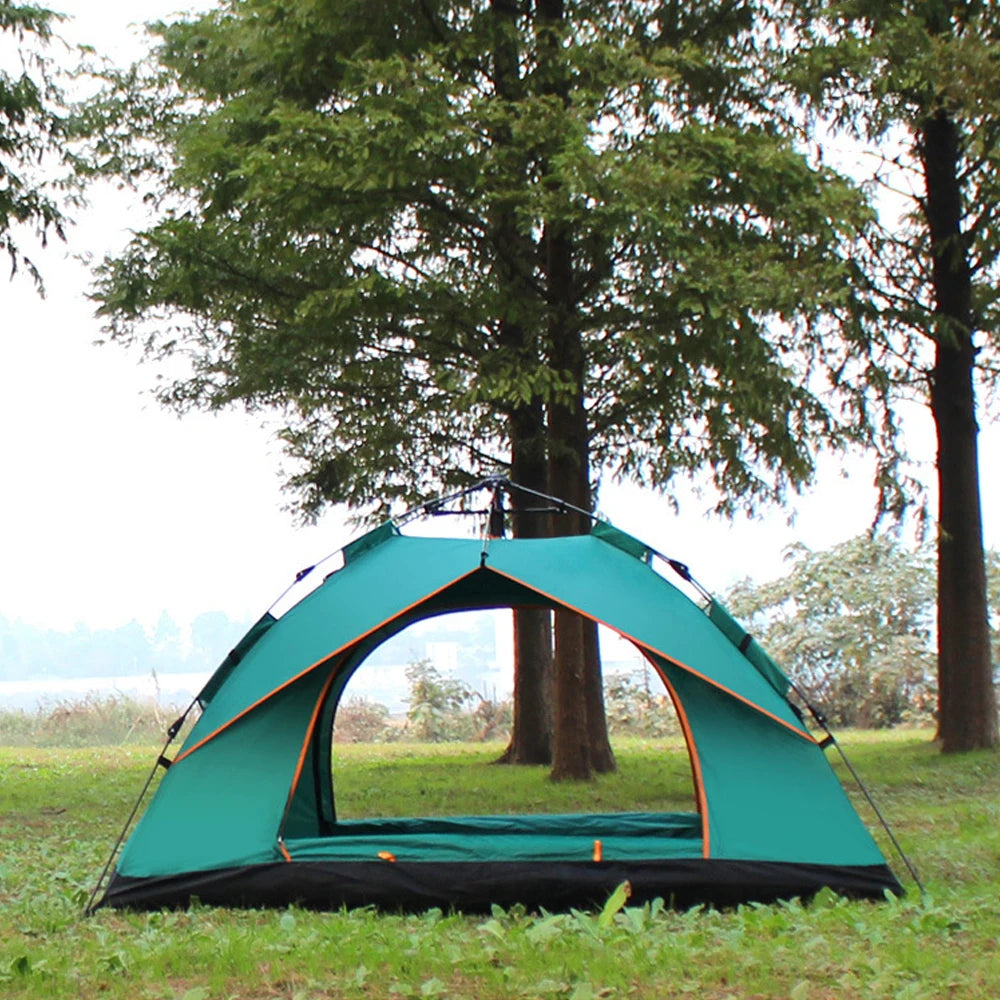 Outdoor Pop Up Tent Water Resistant Portable Instant Camping Folding Fully Automatic Tent for One to Two Users