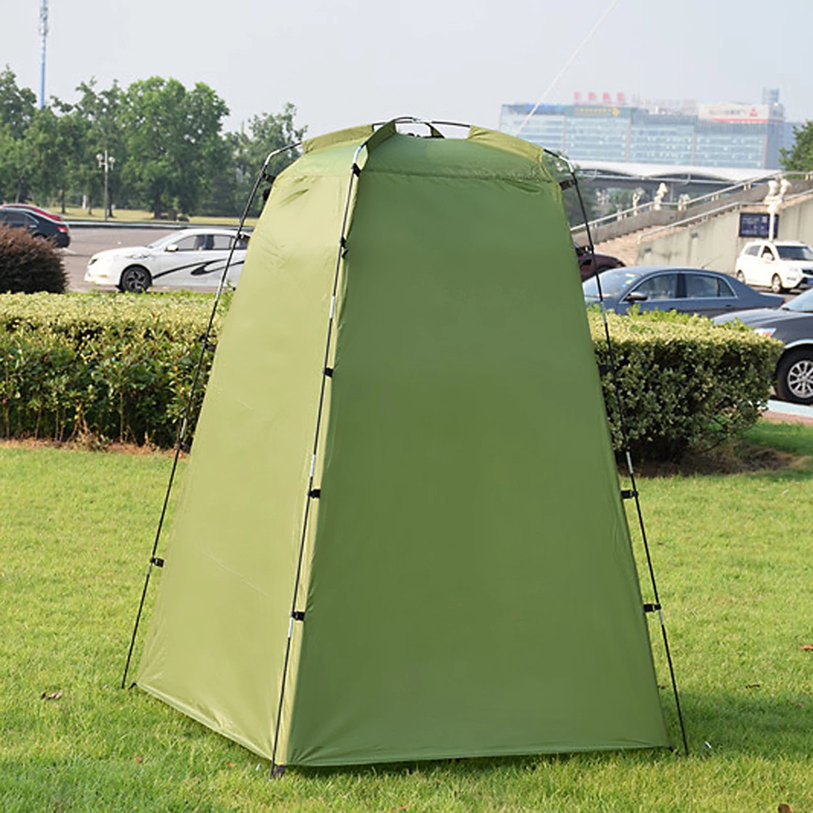 Pop Up Shower Tent Canvas 6ft Privacy Changing Room For Camping Beach - Get Outside Today 25