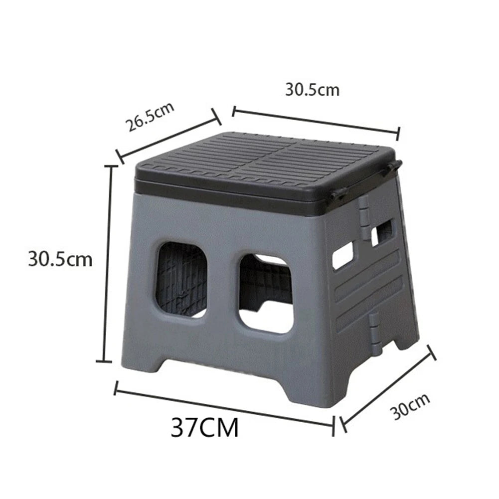 Portable Camping Toilet With Lid Folding Travel Potty