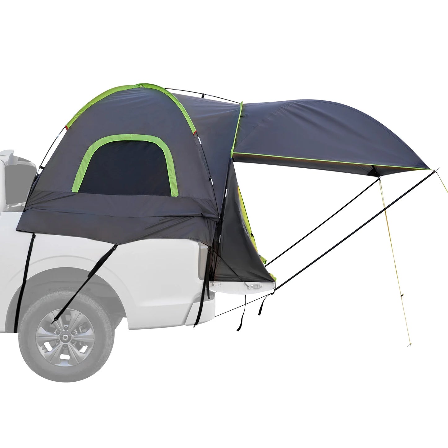 SucceBuy Pickup Truck Bed Tent Waterproof PU2000 For 2 To 3 Person Camping - Get Outside Today 25