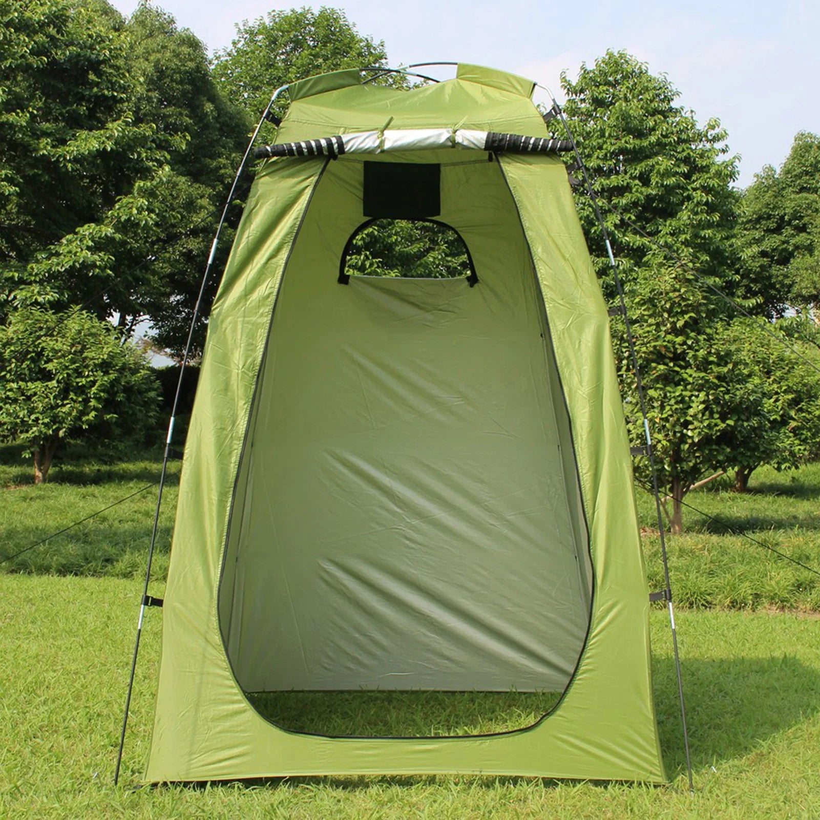 Pop Up Shower Tent Canvas 6ft Privacy Changing Room For Camping Beach - Get Outside Today 25