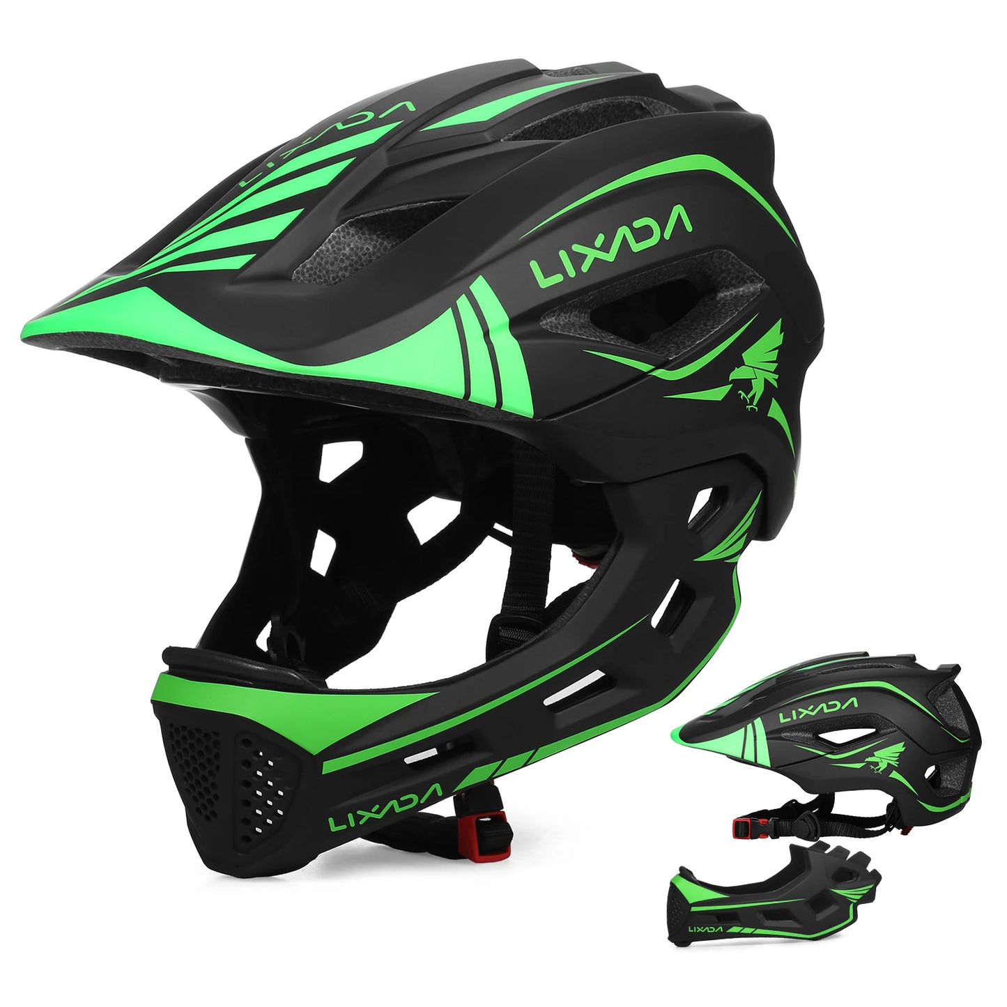 2-in-1 Kids Bicycle Helmet Child Sports Safety Cycling Protection Full Face Helmet Bike Roller Skating Helmet Guard for Cycling - Get Outside Today 25