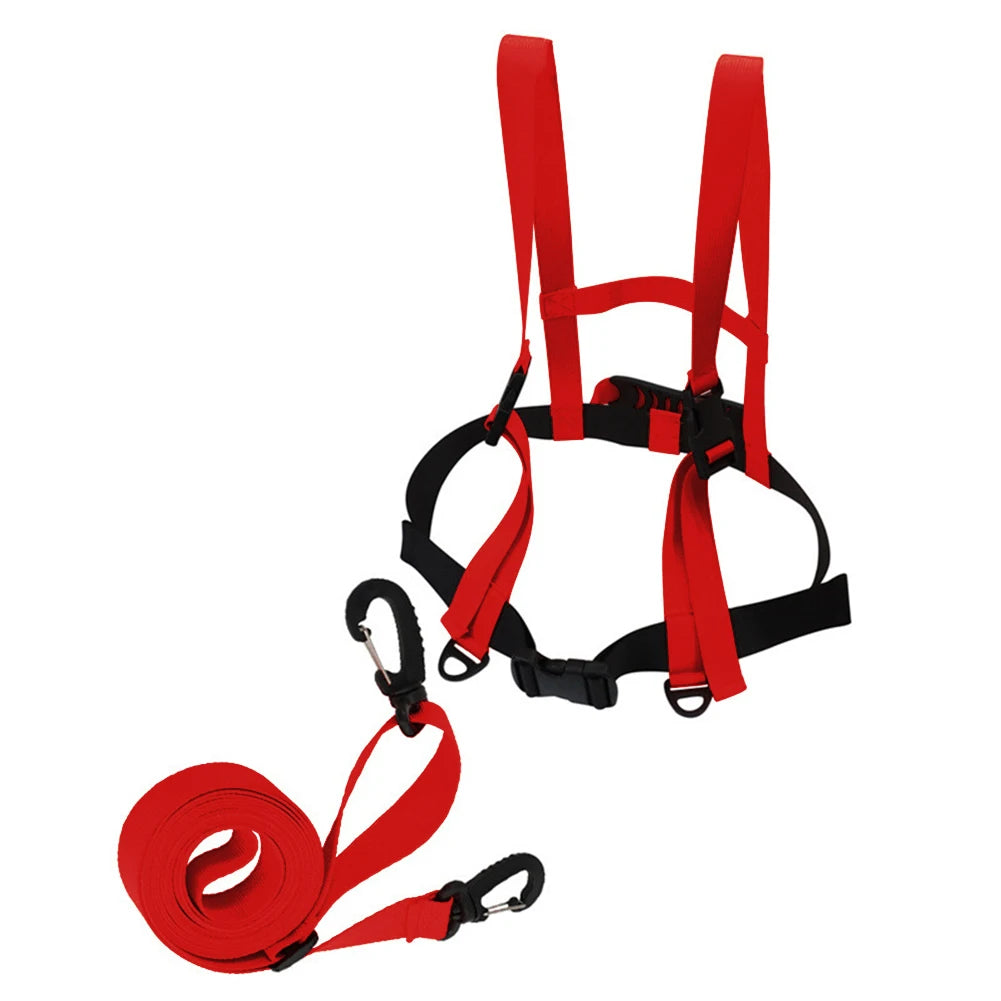 Adjustable Kids Ski Training Belt Safety Harness Rope