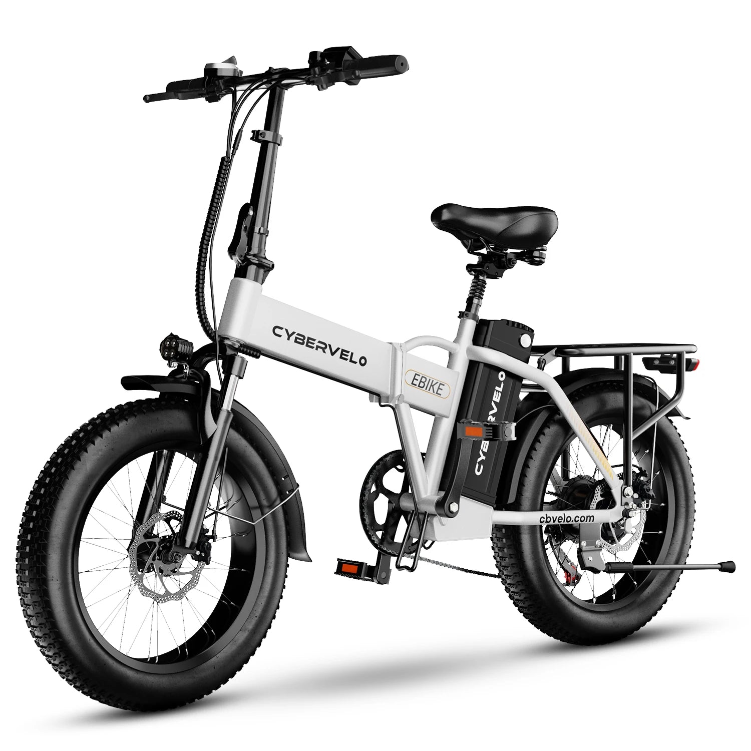 Cybervelo 1000W Ebike For Adults Foldable With Removable Battery 28 MPH EK4 EK5 - Get Outside Today 25
