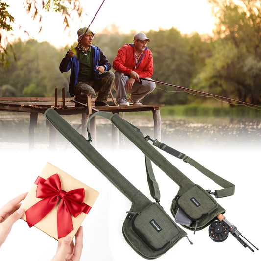 9 Foot Fly Fishing Rod and Reel Combo with Carry Bag and 20 Flies Complete Starter Package
