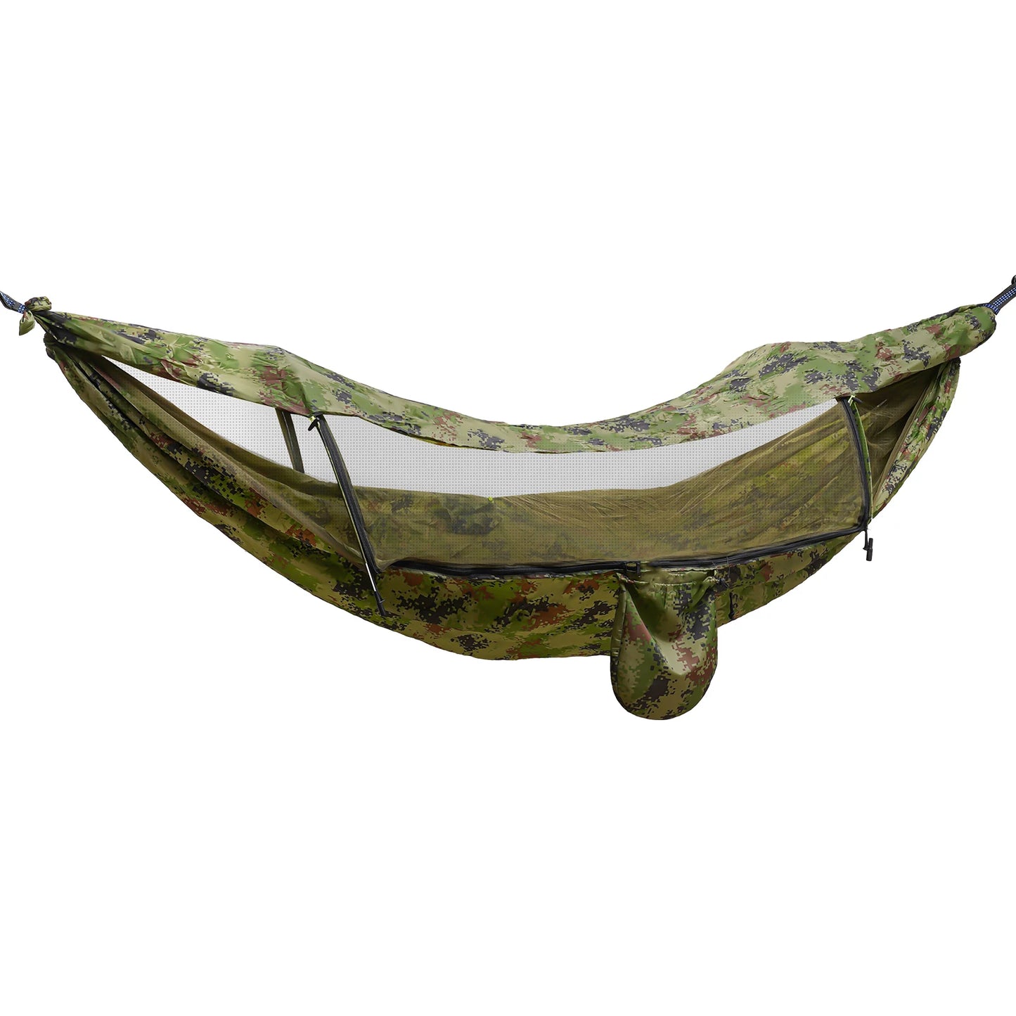 Portable Camping Hammock Anti-mosquito And Anti-Sun Hammocks For Traveling, Hiking, jungle adventures, etc Camouflage/Green - Get Outside Today 25