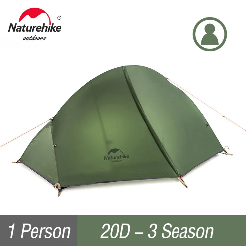 Naturehike Ultralight Single Person Cycling Tent 20D Waterproof Sun Shelter - Get Outside Today 25