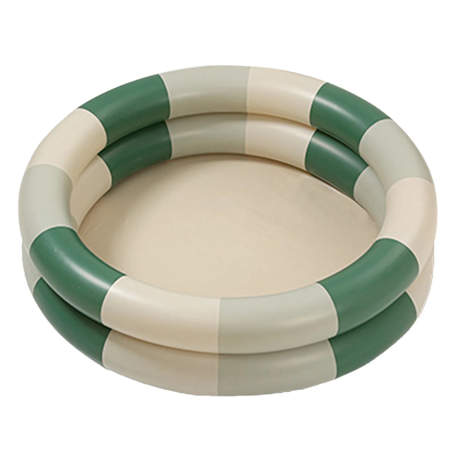 ZK30 Inflatable Pool Baby Retro Blow Up Swimming Pool Family Cute Style Thickened Water Pool Yellow Stripe - Get Outside Today 25
