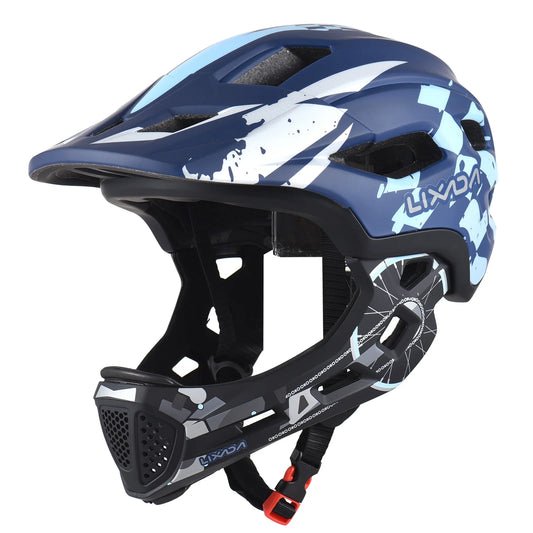 Kids Cycle Helmet Detachable Full Face Adjustable Safety Helmet for Children