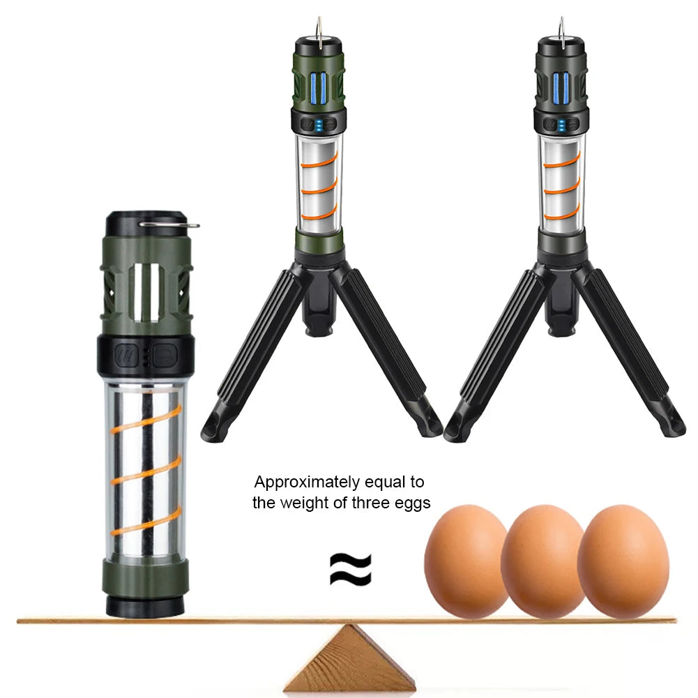3 in 1 Mosquito Repeller Lamp Waterproof Telescoping Tripod Outdoor Light
