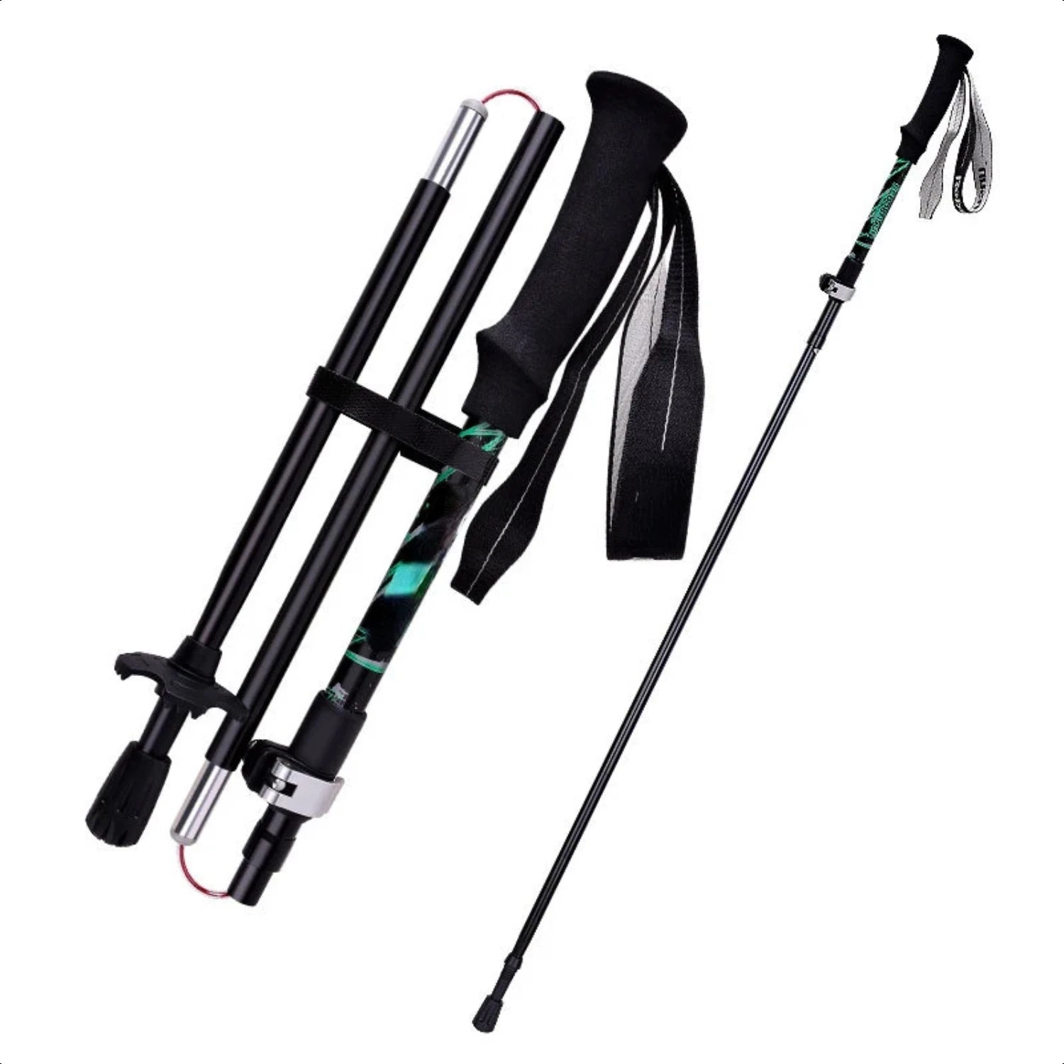 Portable, Lightweight and Convenient Collapsible Trekking Poles - Get Outside Today 25