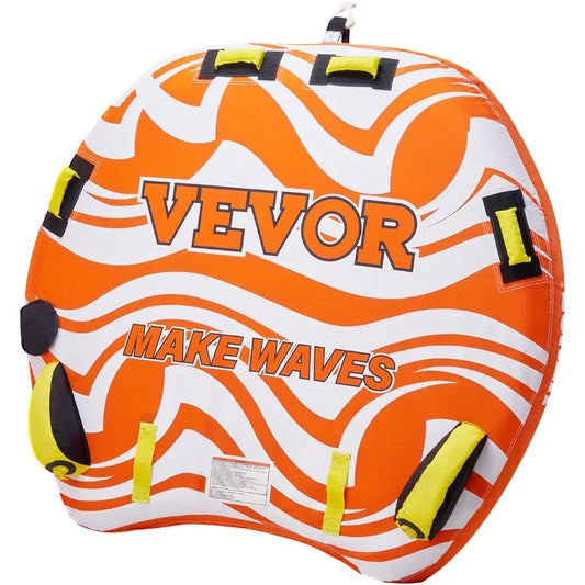 VEVOR Towable Tube for Boating 2 Riders 340 Pounds 56.7 Inches Full Nylon Cover EVA Grab Handles - Get Outside Today 25