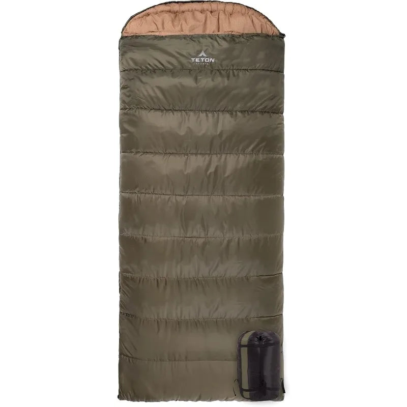 TETON Celsius XL Sleeping Bags for Adults and Kids -25F 20F 0F All Weather Warm Camping Gear