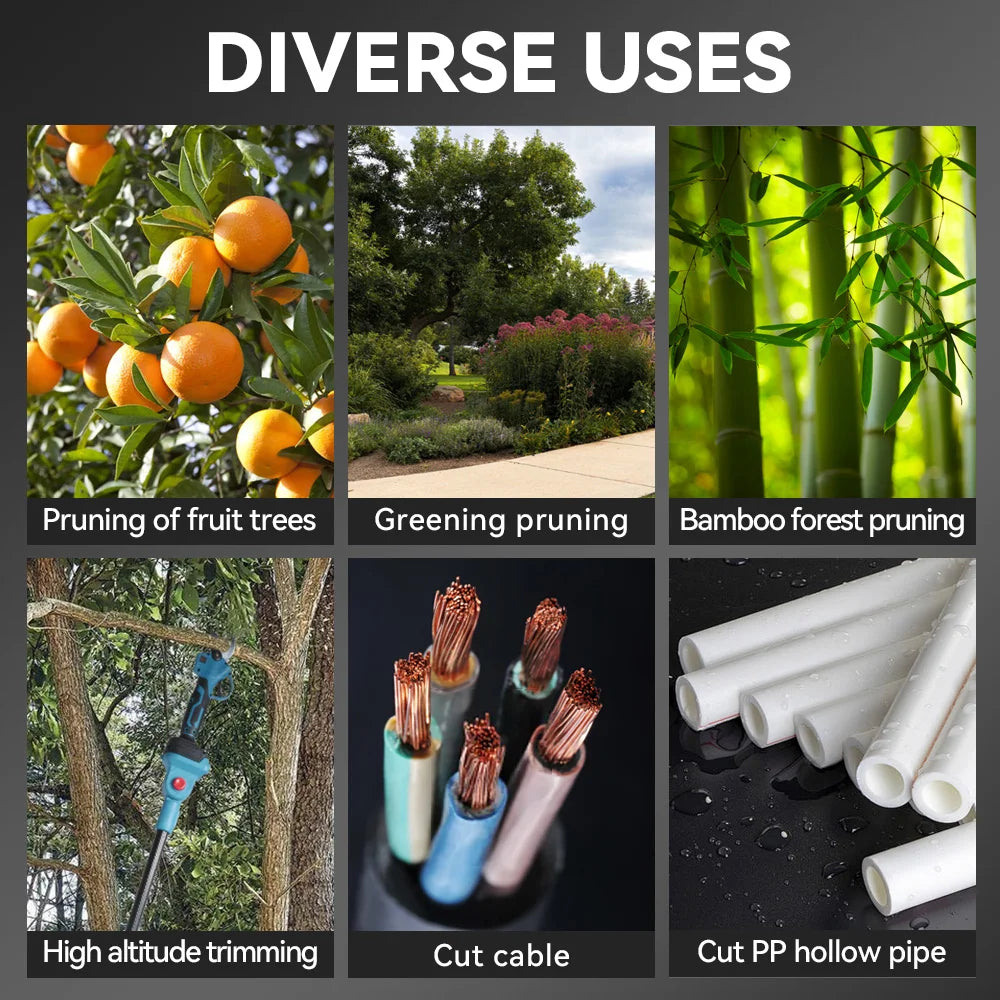 ONEVAN 3500W 2in1 Brushless Chainsaw Pruner Extendable Pole - Get Outside Today 25