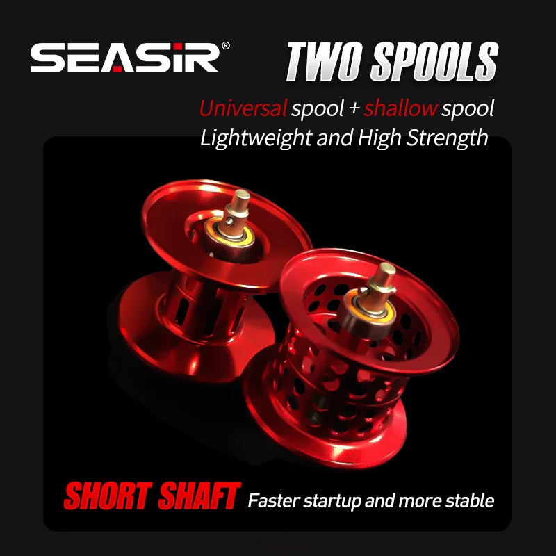 Seasir Mansory Baitcasting Reel Ultralight Carbon 7.3 To 1