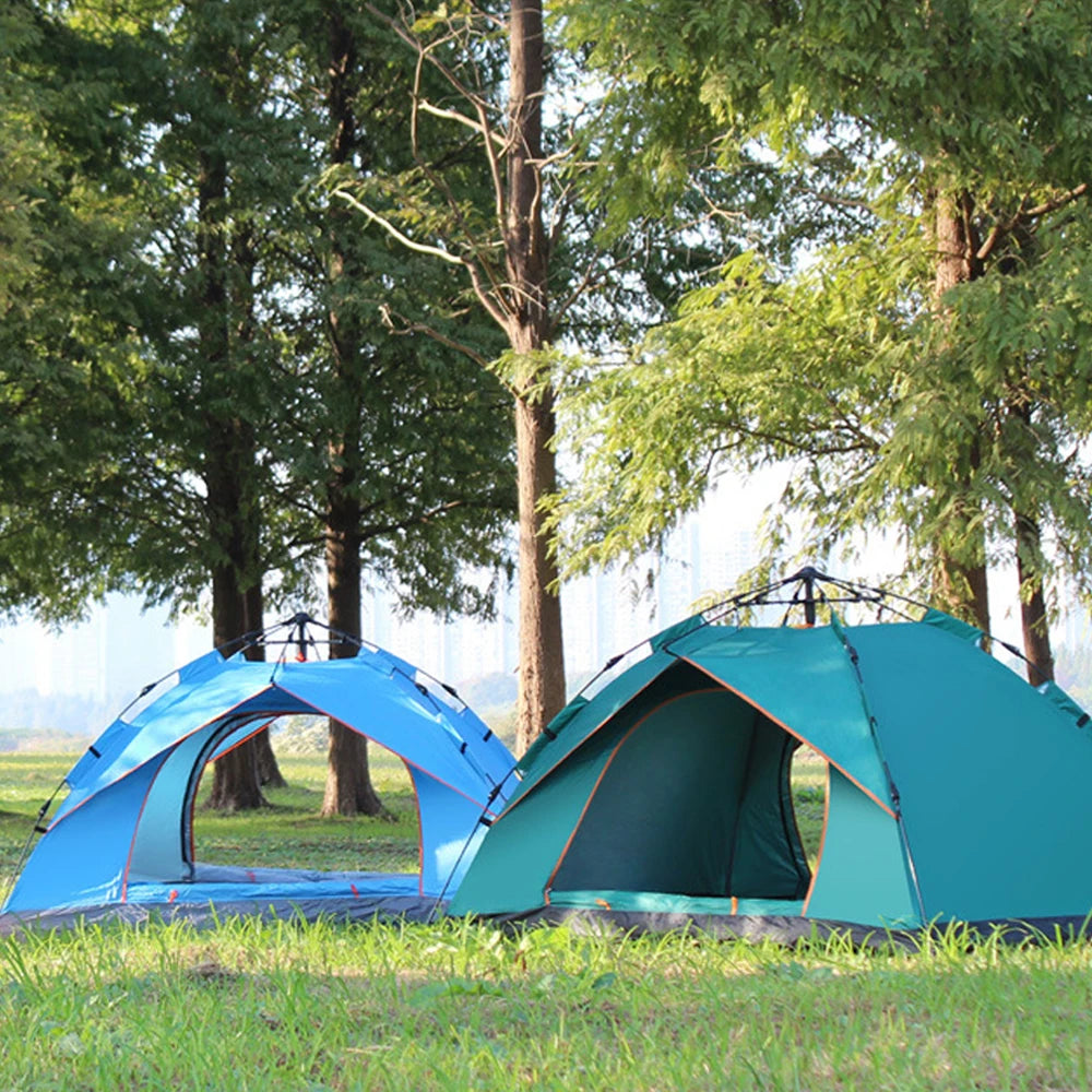 Outdoor Pop Up Tent Water Resistant Portable Instant Camping Folding Fully Automatic Tent for One to Two Users