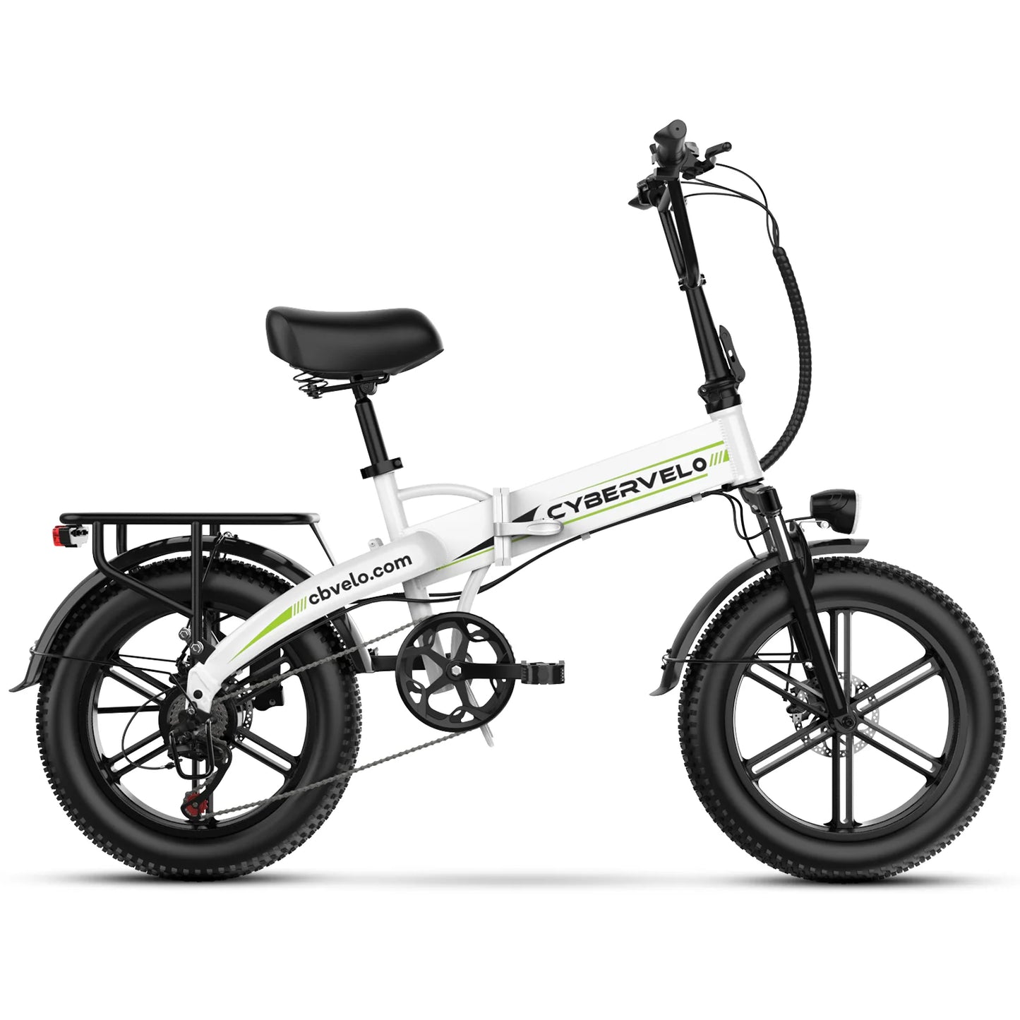 Cybervelo 1000W Ebike For Adults Foldable With Removable Battery 28 MPH EK4 EK5 - Get Outside Today 25