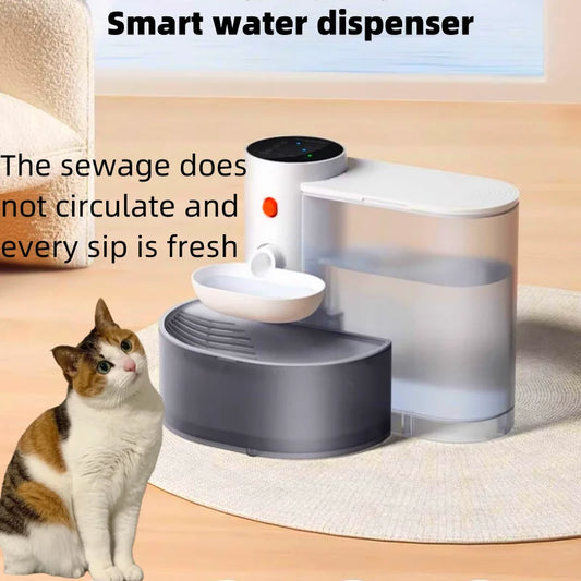 New Smart Automatic Cat Water Dispenser Rechargeable Running Water System for Pet Dogs