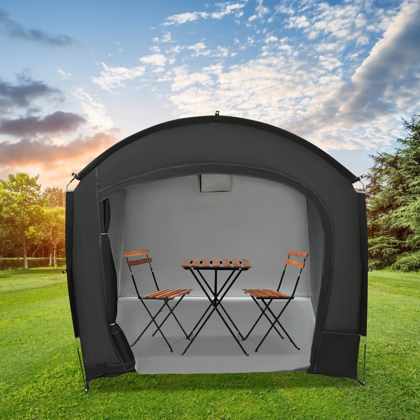 Portable Bike Storage Shed for 1-4 Bikes Waterproof Shelter Tent 220x150x185cm - Get Outside Today 25