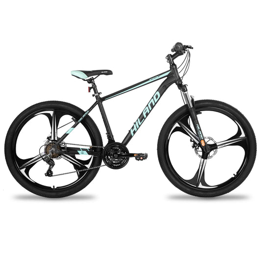 Hiland Mountain Bike Shimano 21 Speed Drivetrain Aluminum Frame 26 Inch Wheels Disc Brake for Men and Women