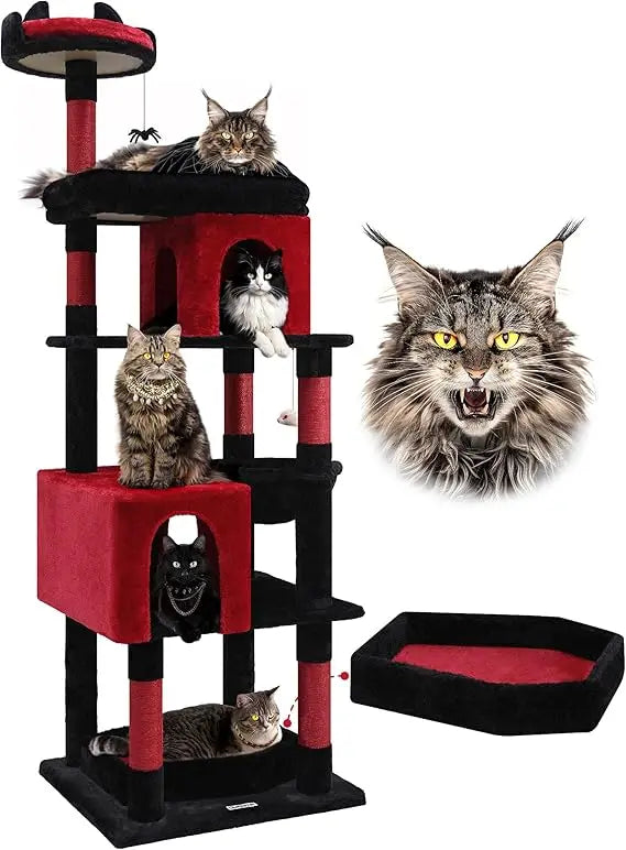 Sturdy 72 Cat Tower For Maine Coon Over 20 Lbs Coffin Bed