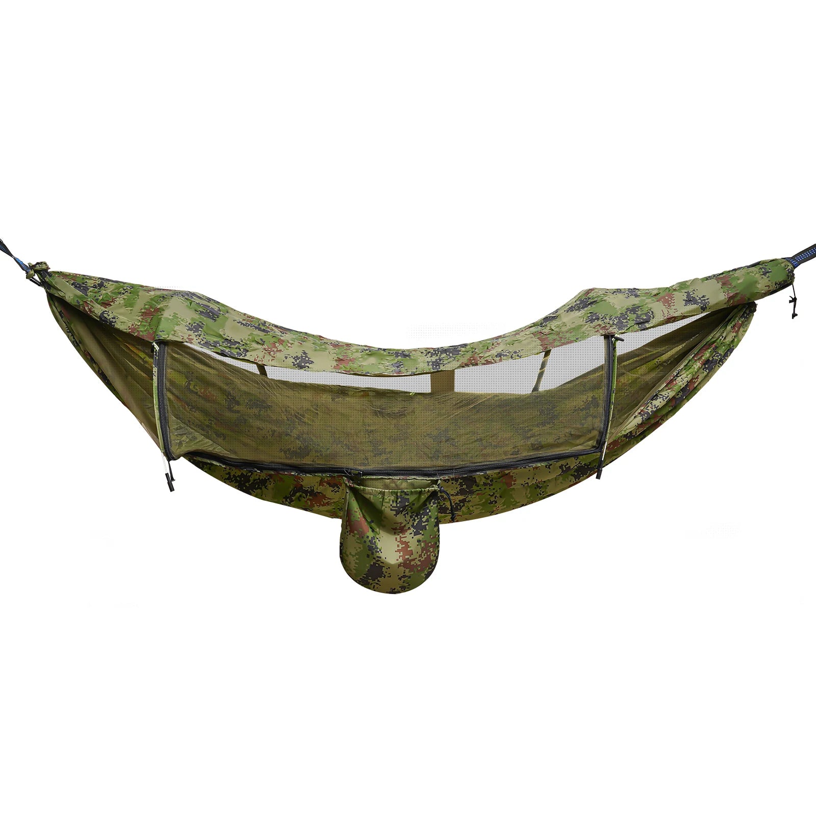 Portable Camping Hammock Anti-mosquito And Anti-Sun Hammocks For Traveling, Hiking, jungle adventures, etc Camouflage/Green - Get Outside Today 25