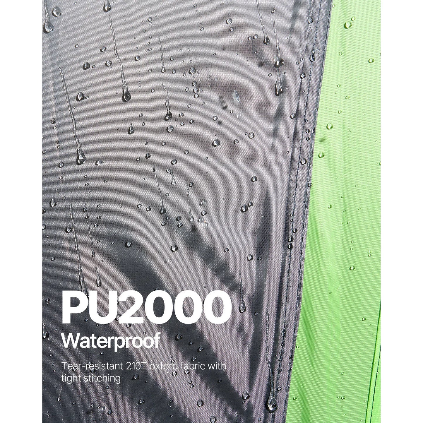 SucceBuy SUV Camping Tent Waterproof PU2000mm Double Layer Design Mesh Windows - Get Outside Today 25