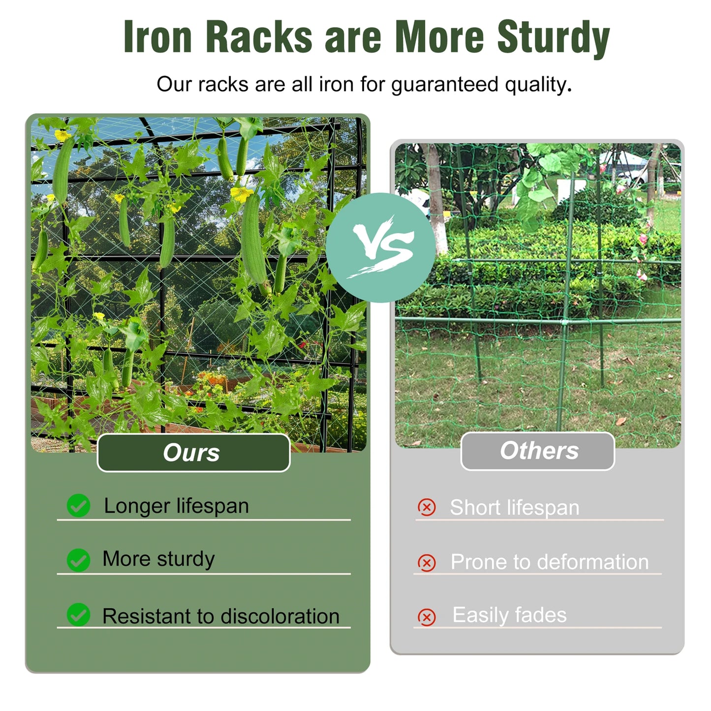 Tall 160 220 CM Garden Arch Trellis Metal Plant Support - Get Outside Today 25