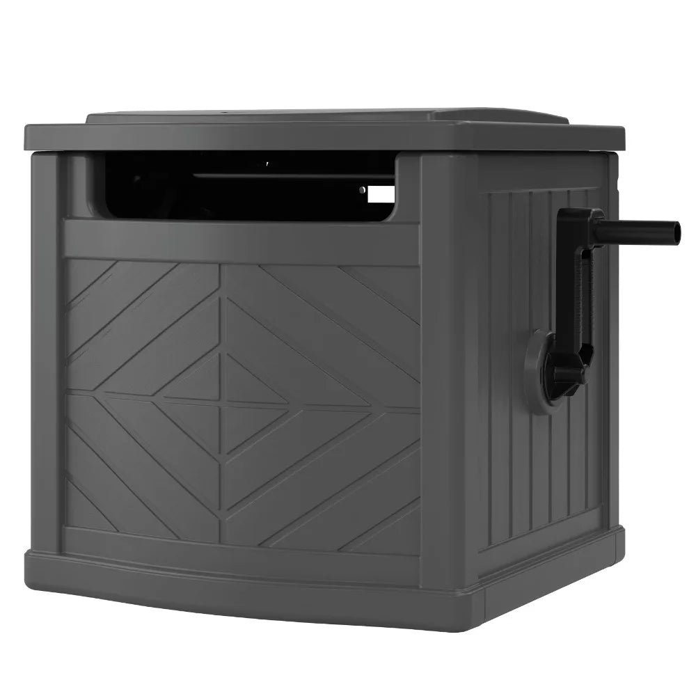 150ft Hidden Hose Reel for Gardens and Patios Durable Easy to Clean and Maintain Outdoor Use