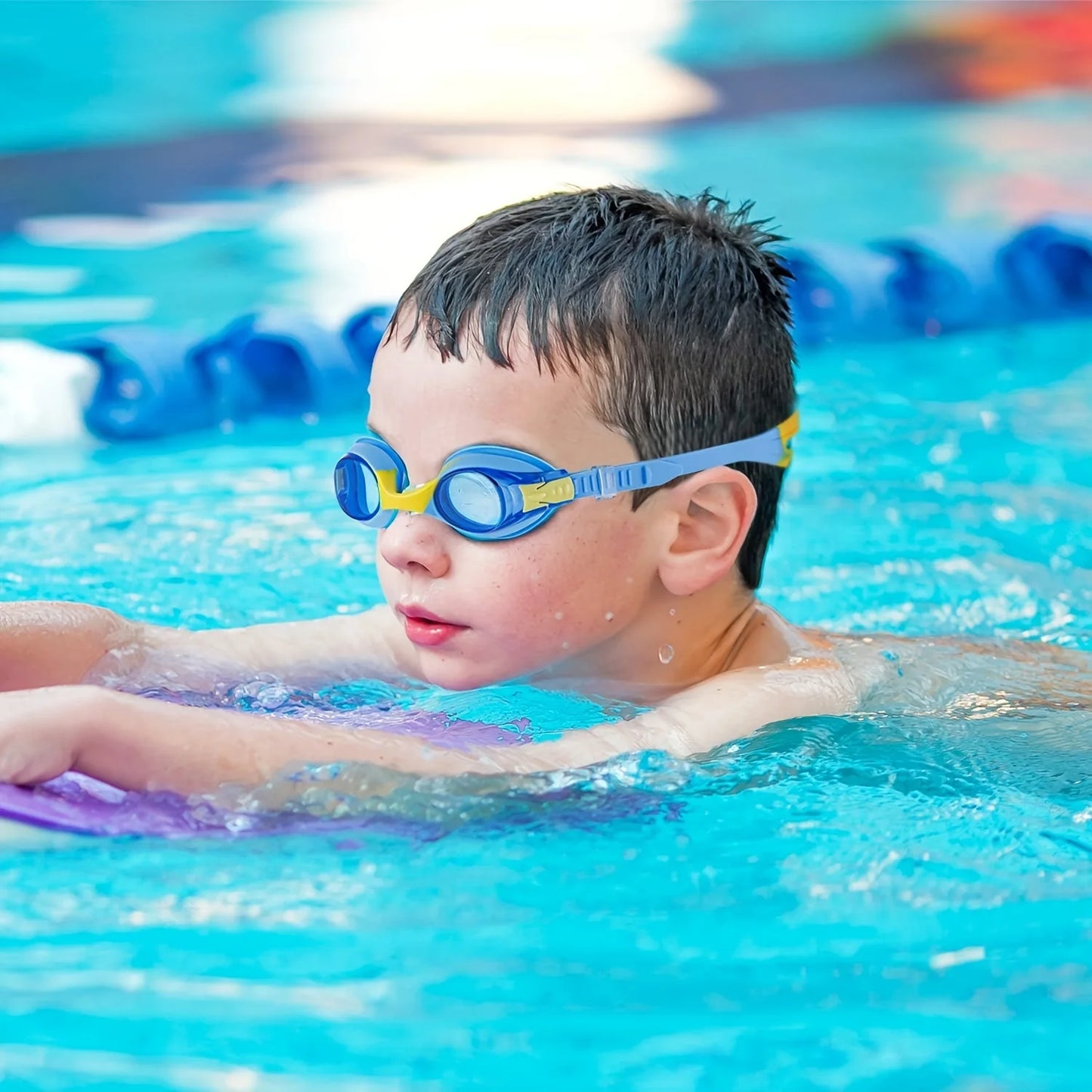 Unisex Clear Vision Swim Goggles Fog Free Clarity Leak Resistant Comfortable Fit Perfect for Swimming