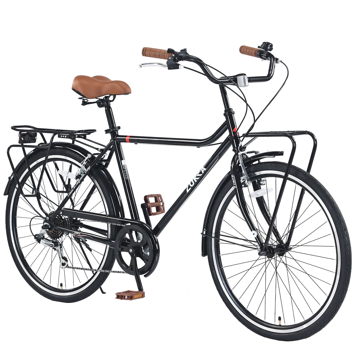 ZUKKA Beach Cruiser Bike 26 Inch Vintage City Bicycle