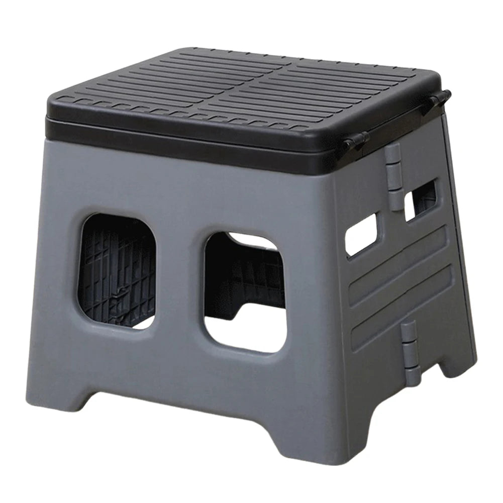 Portable Camping Toilet With Lid Folding Travel Potty