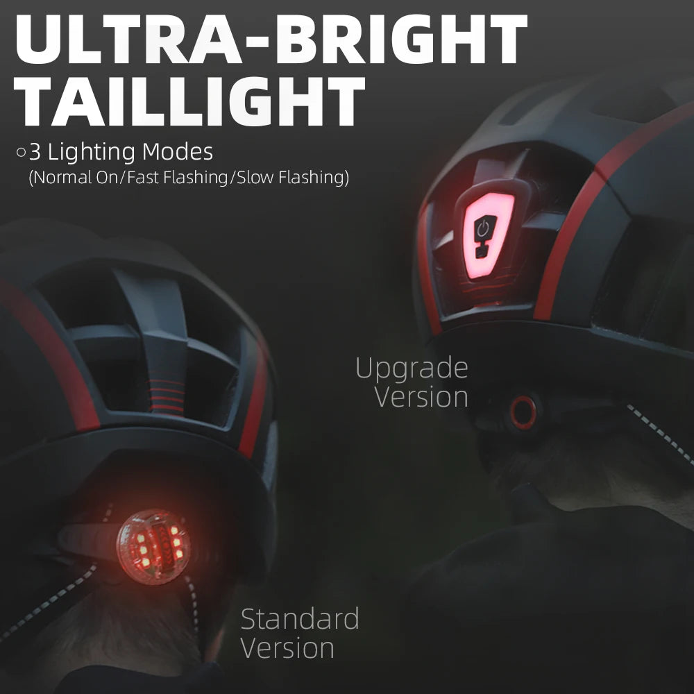 VICTGOAL MTB Road Bike Helmet for Men Women Visor Goggles LED Rear Light Mountain Bicycle Helmet Racing Safety Cycling Helmets - Get Outside Today 25