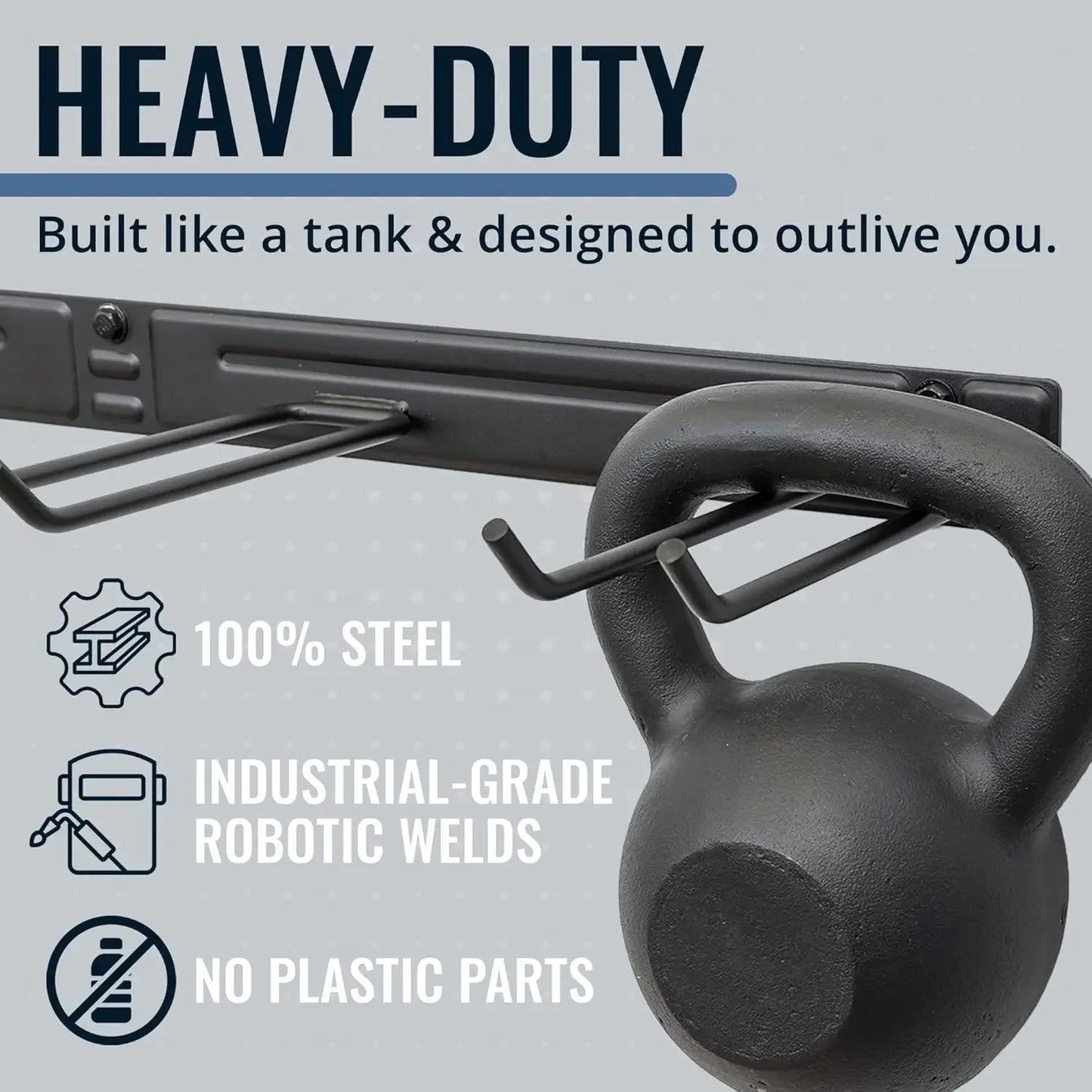 Bedrock Garage Tool Organizer Wall Mount Rack Shovels - Get Outside Today 25