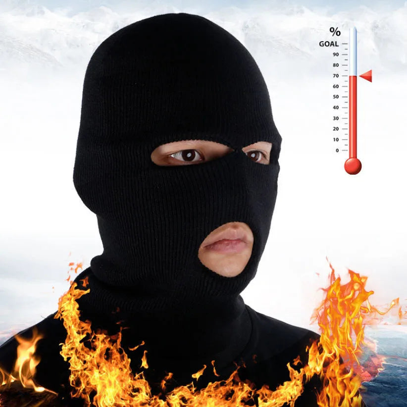 Windproof Full Face Winter Hats Ski Mask Balaclava For Men