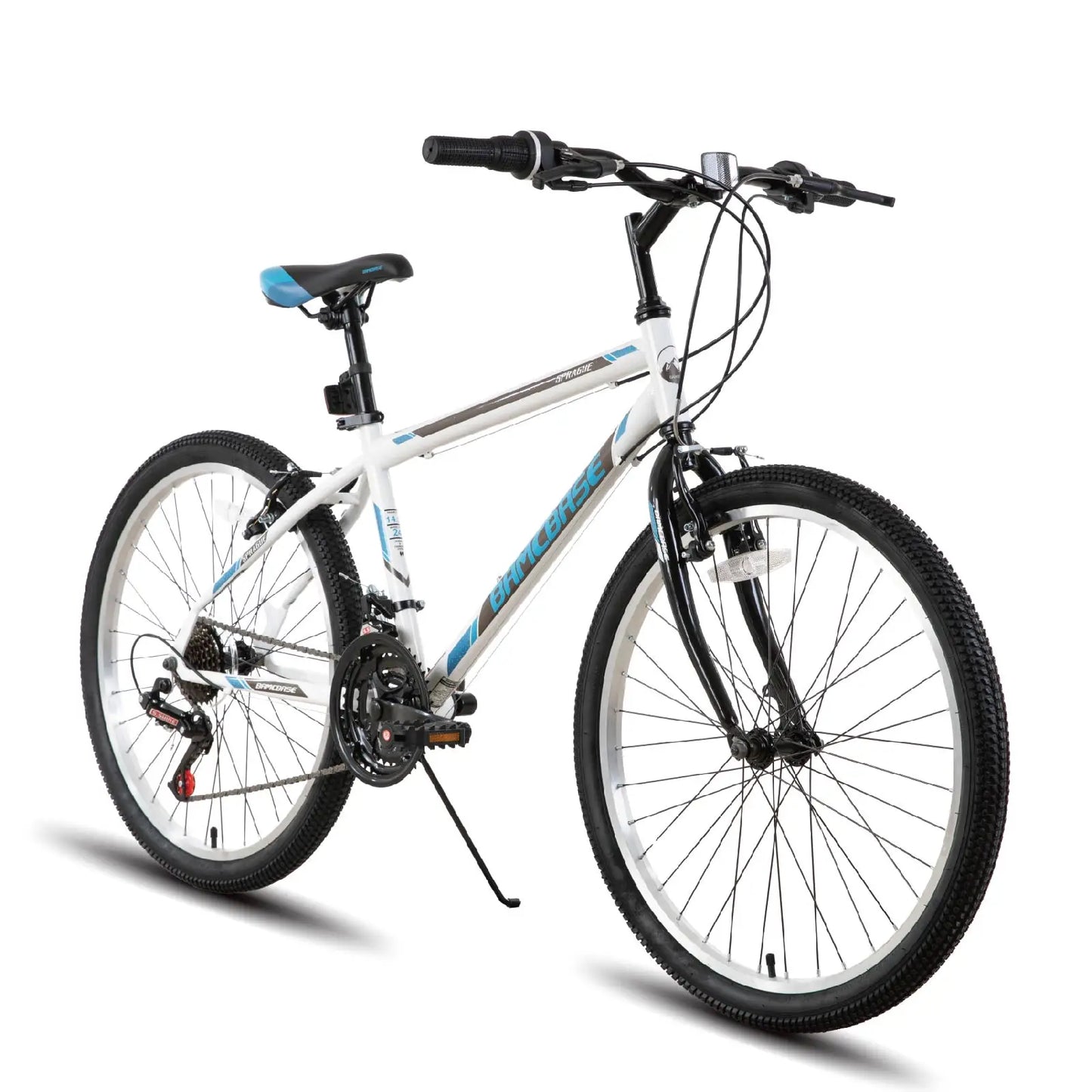 Hiland 24 26 Inch Mountain Bike for Men Women 21 Speeds High Carbon Steel Frame Sport Cycling MTB Bicycle for Adult - Get Outside Today 25