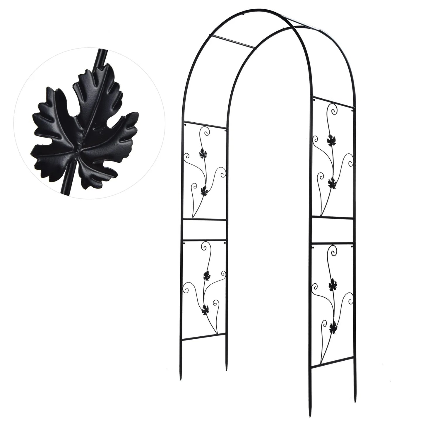 Climbing Plants Arch Climbing Plant Support Outdoor Garden Arch - Get Outside Today 25