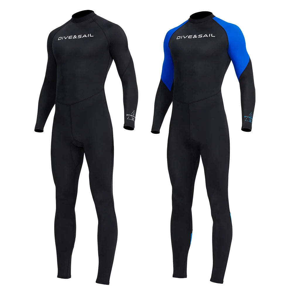 Men Diving Protection Clothes With Zipper Sunscreen Snorkeling Surfing Wetsuit Elastic Breathable Water Sports Gear