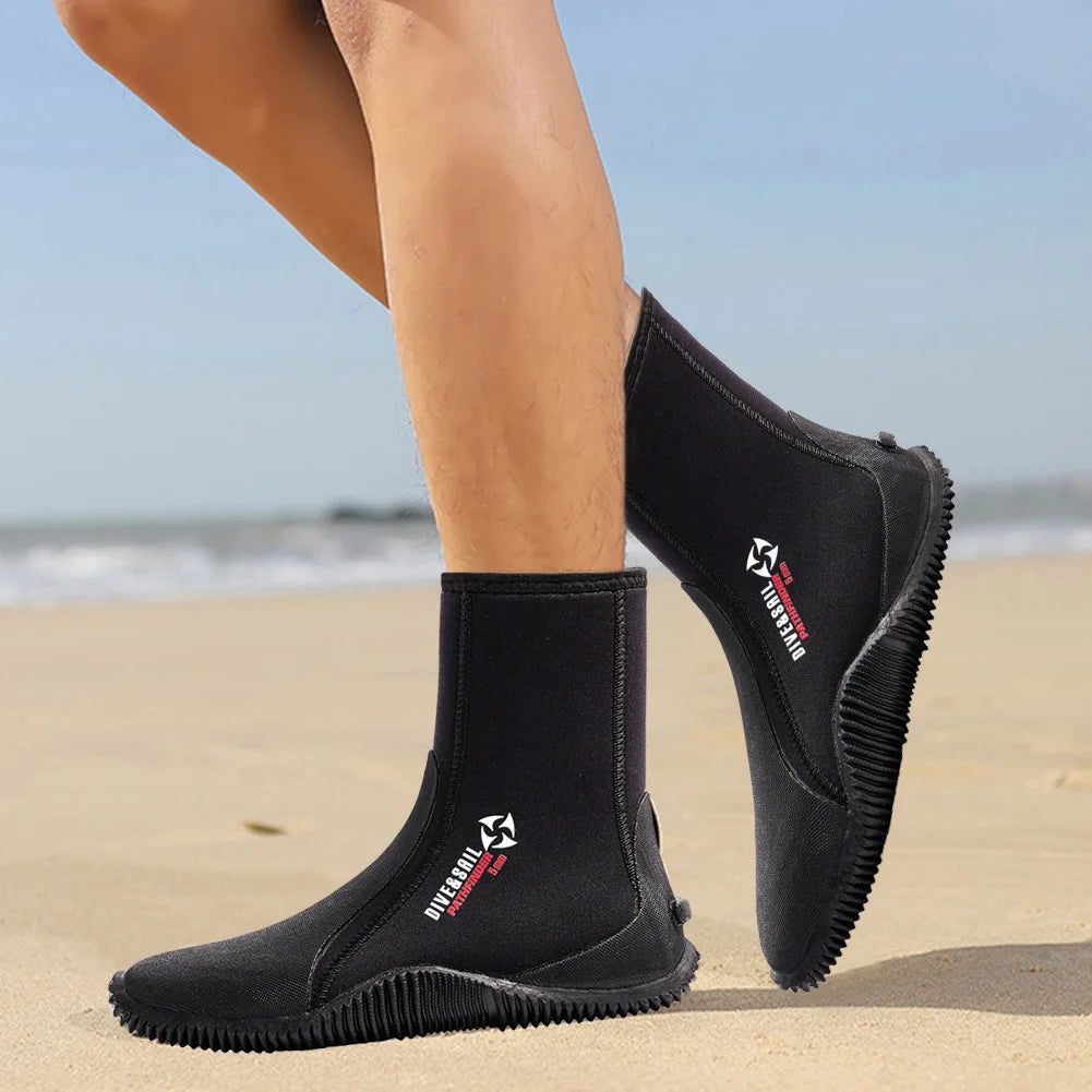 ANENG 5mm Neoprene Diving Boots For Men Lightweight Water Shoes For Diving Snorkeling Surfing