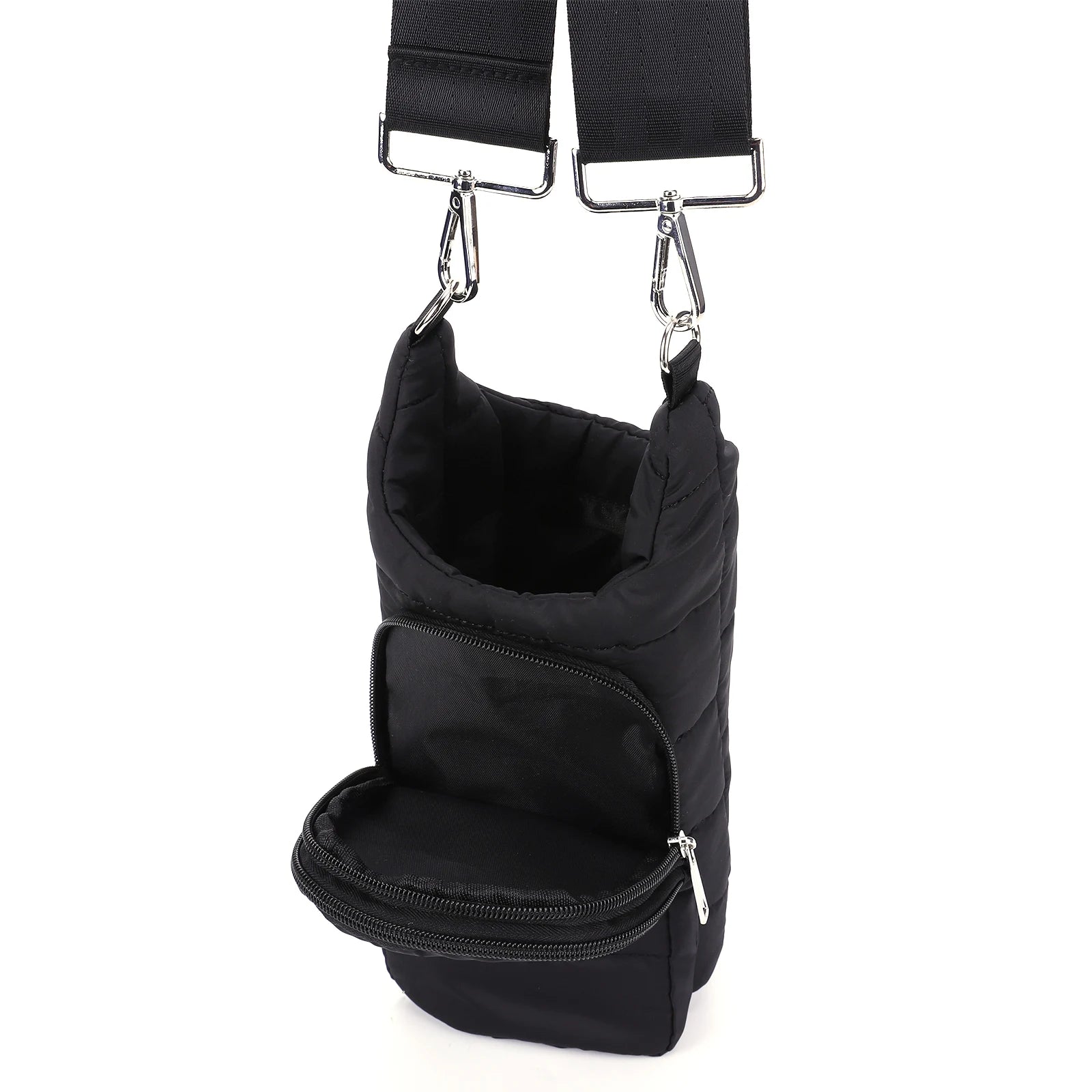Water Bottle Holder Adjustable Wide Strap Carrier Tote - Get Outside Today 25