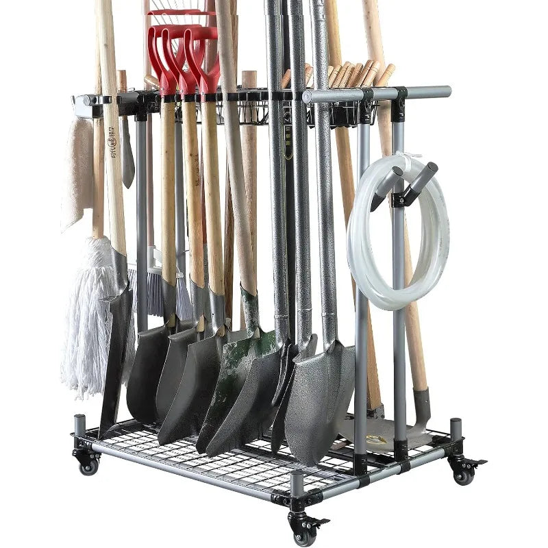 Garden Tool Organizer Garage Storage Rack for Shovels - Get Outside Today 25