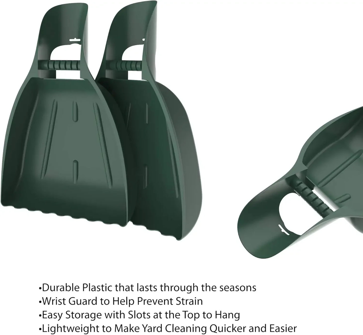 Leaf Scoops Hand Rakes Lightweight Grabber Tool For Leaves