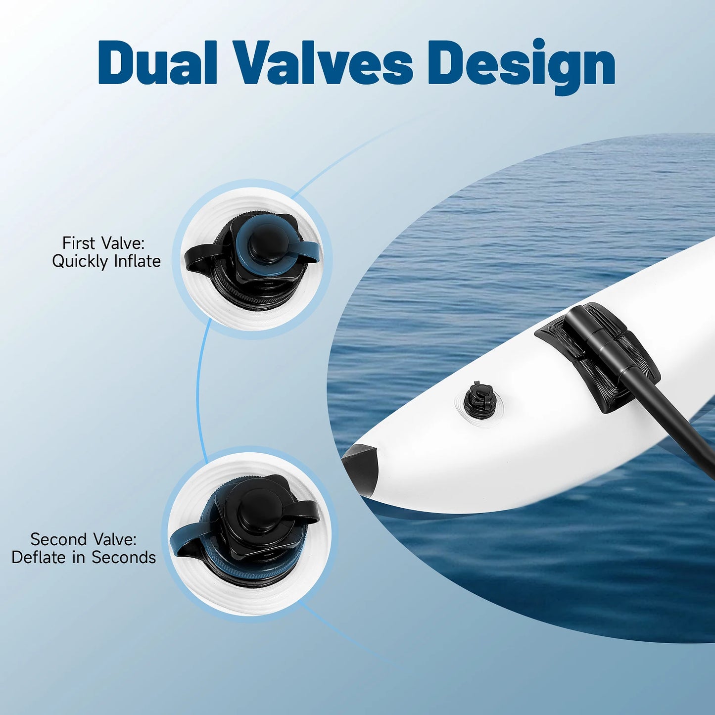 2PCS Inflatable Kayak Outrigger Stabilizers with Sidekick Arms Rod PVC Floating Boat Stabilizer Canoe Outriggers