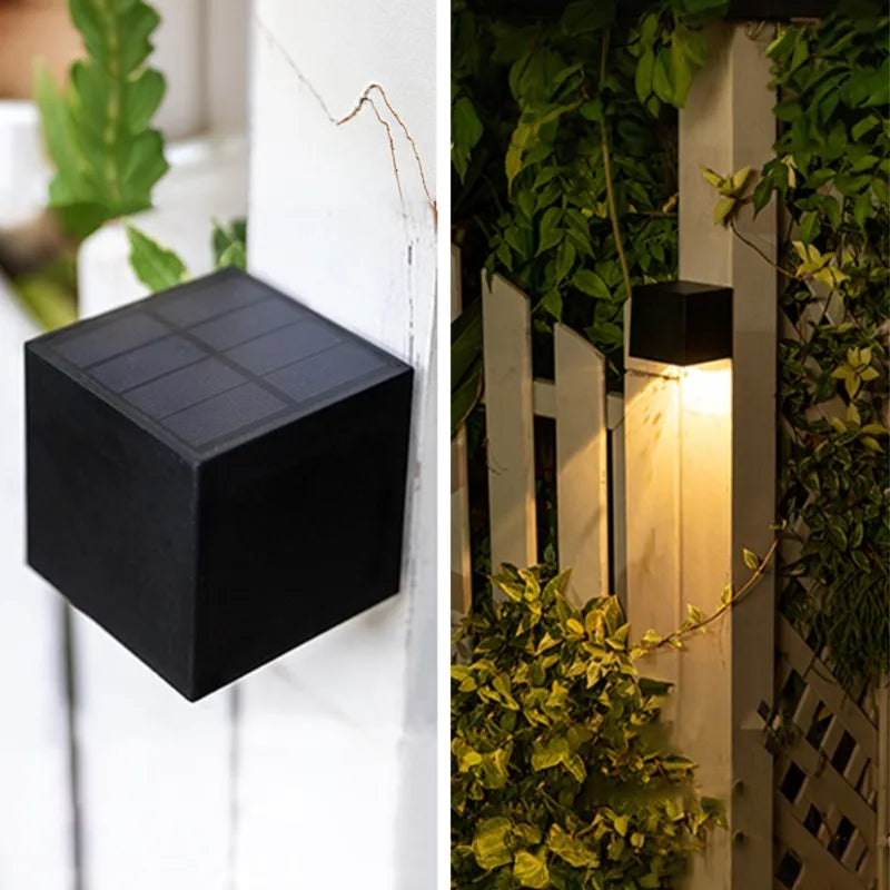 2-Pack Solar Powered Oudoor Landscape Wall Lights Waterproof RGBW Outdoor Lights for Garden Patio Yard - Get Outside Today 25