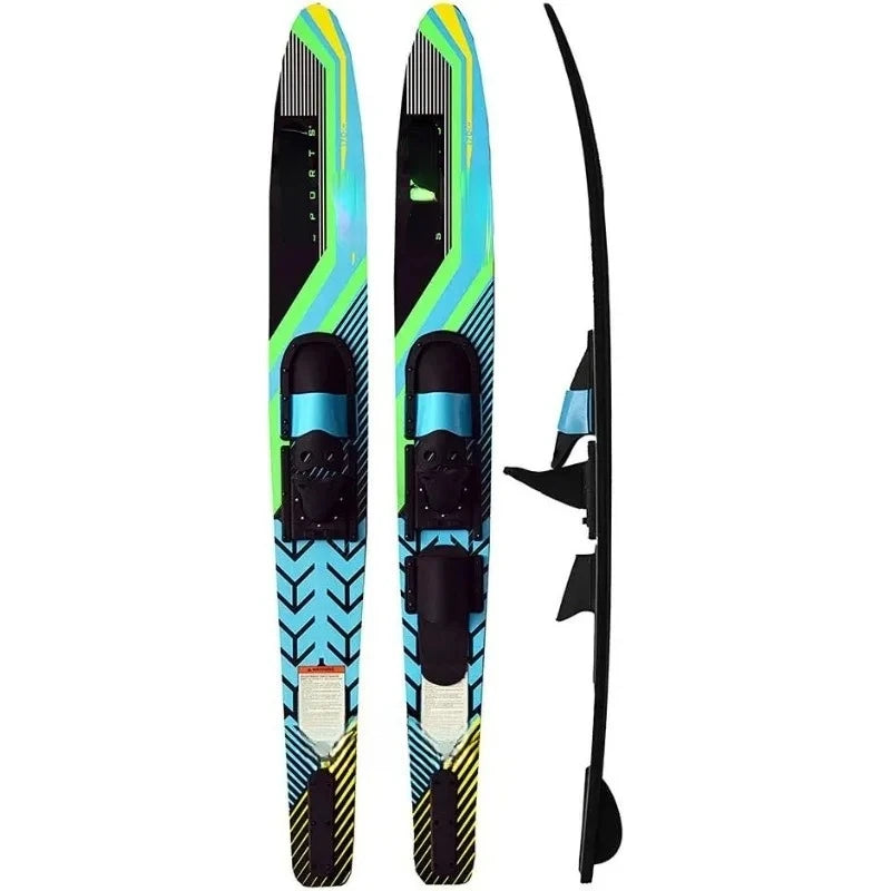 Tool Pure Combo Water Skis Adult Black/Blue 67"/ 170 cm Authentic