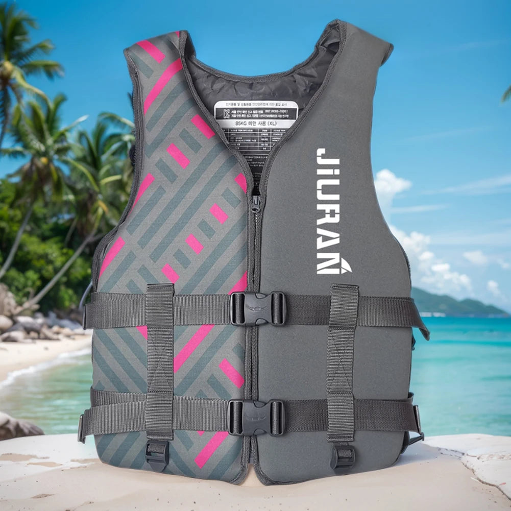 Adult Life Jacket Marine Water Rescue Safety Vest Korean Version Fashionable Life Jacket Swimming Sea Fishing Lightweight Vest - Get Outside Today 25